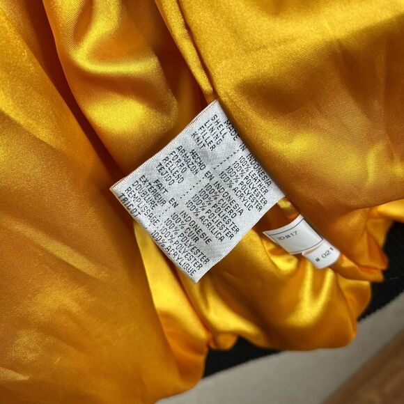 Vintage 90s UW Huskies Leather Jacket Medium - Picture 9 of 9